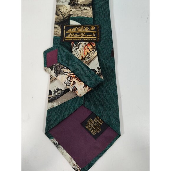 Neck Ties ( Lot Of 6) Silk Polyester Flag Looney Tunes Rhinos Wildlife Hawaiian - Picture 5 of 13